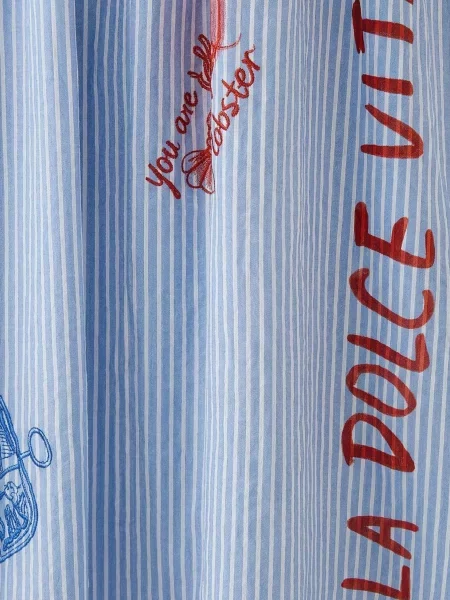 Oui Spódnica blau biała