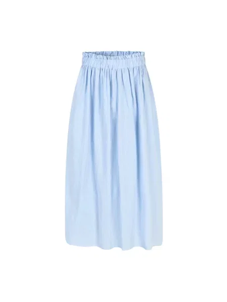 Maksi spódnica maxi Lollys Laundry w paski niebieska