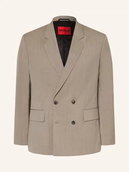 Hugo Oblekové Sako Karlo Modern Fit beige overflow béžové