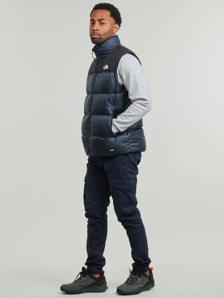 Geacă cu puf The North Face albastru