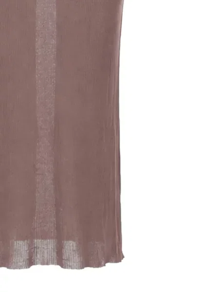 Rochie maxi Rick Owens tricotate gri