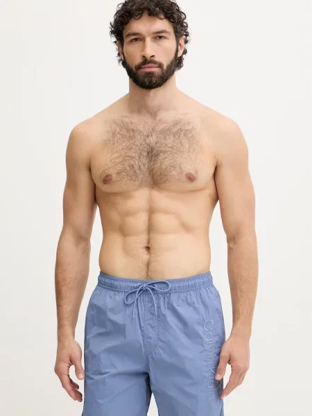 Calvin Klein σορτς μαγιό Ανδρικά μπλε