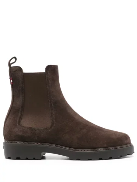 Botine chelsea Bally din piele de căprioară maro