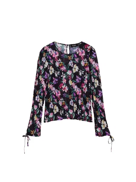 Desigual Bluză mai multe culori negru