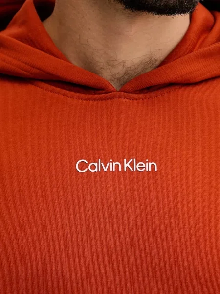 Melegítő felső Calvin Klein Performance narancsszínű