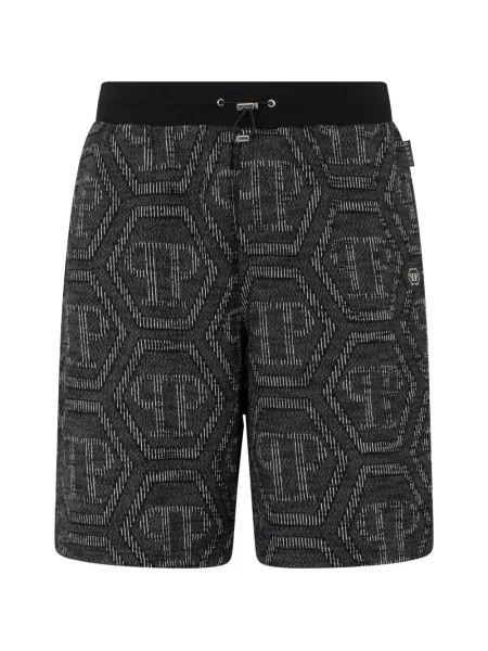 Pantaloni scurți Philipp Plein negru