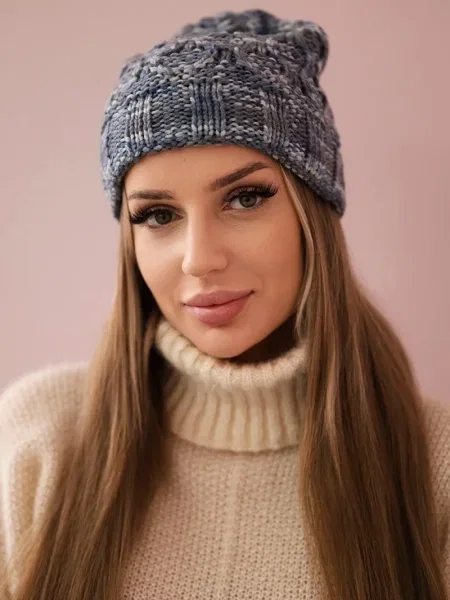 Șapcă Marka Niezdefiniowana din fleece albastru