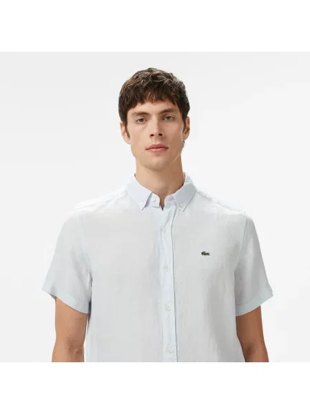 Рубашка Lacoste голубая