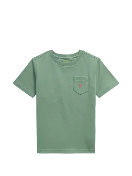 Koszulka polo dziecięca Polo Ralph Lauren zielona