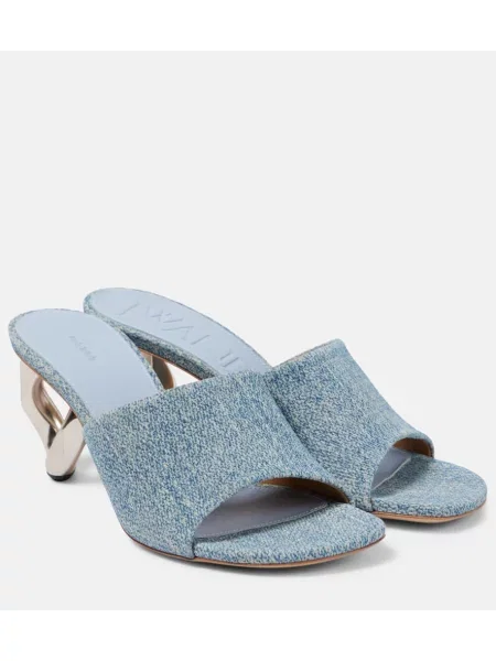 Usnjene mules Jw Anderson modra
