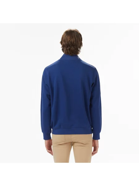 Lacoste Bluza Half Zip Classic Fit granatowa