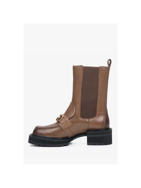 Ботинки челси Estro коричневые