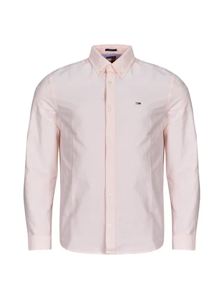 Twill ing Tommy Jeans rózsaszín