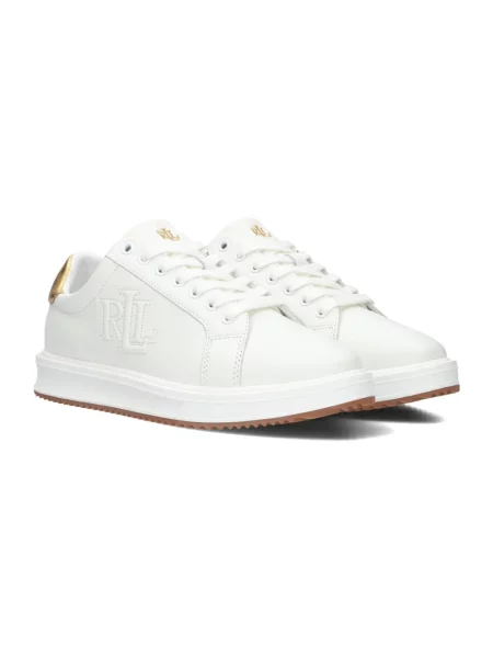 Sneakersy Ralph Lauren skórzane białe