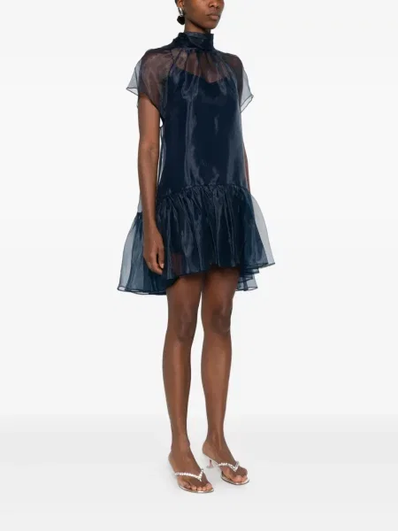 Rochie mini Simkhai cu volane albastru