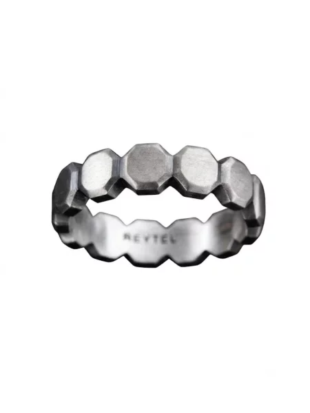 REYTEL Inele Octagon argintiu