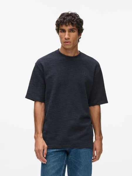 Karl Lagerfeld Tricou închis albastru