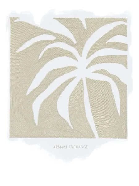 Tricou Armani Exchange cu imagine alb