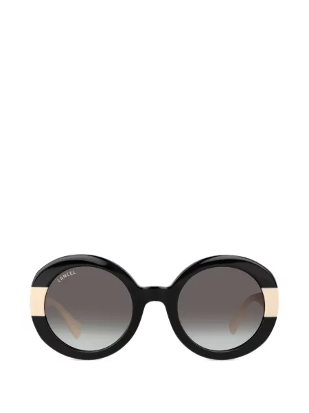 Ochelari de soare rotunzi Lancel negru
