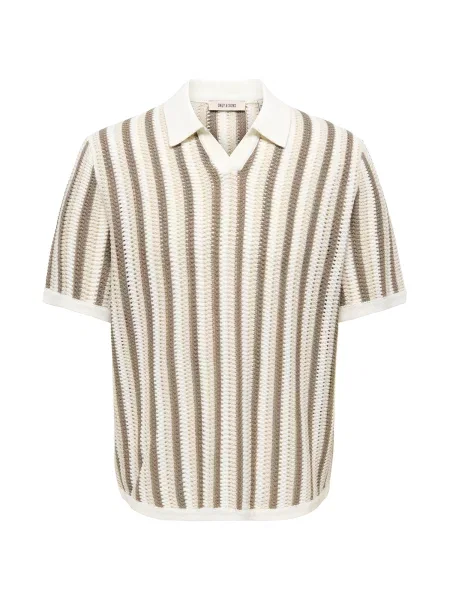 Only & Sons Pulover ONSTHUE gri alb