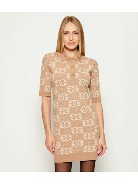 Pinko Rochie ALL OR NOTHING bej