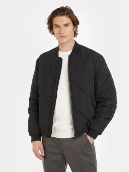Calvin Klein Geacă bomber Signature Regular Fit negru