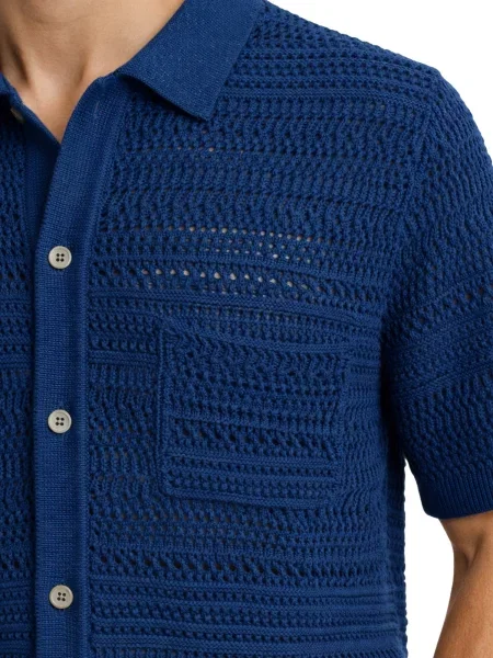 Jack & Jones Premium Kardigán JPRBluhamilton' modrá