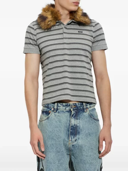 Με κολάρο polo Vetements γκρι