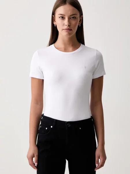 Trussardi tricou pentru femei cu alb