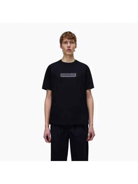 Tricou pentru bărbați Napapijri S-Box Logo black beauty negru