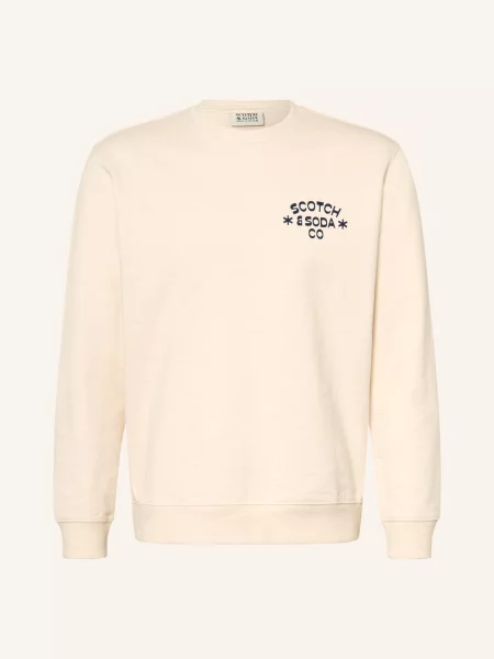 Bluza z nadrukiem z logo Scotch & Soda biała
