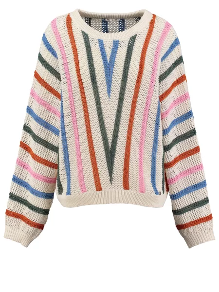 Key Largo Pulover / albastru / roșu bej