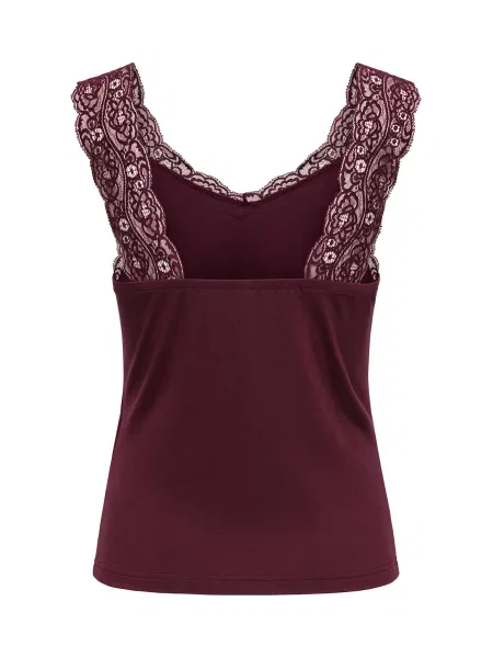 ONLY Top ONLLUNI burgundská