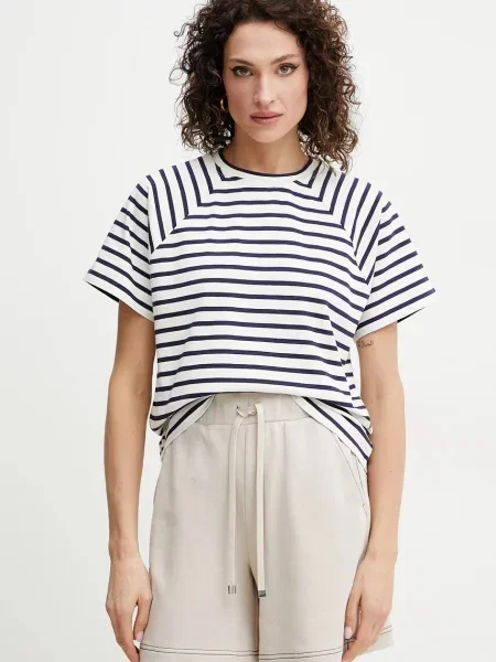 MAX&Co. tricou din amestec de in femei alb