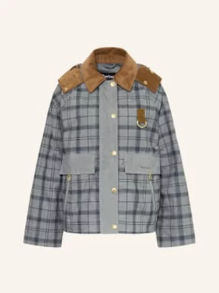 Barbour Kurtka Carnforth Z Odpinanym Kapturem blau szara