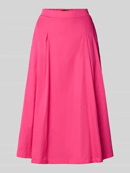 Spódnica midi rozkloszowana z popeliny S.oliver Black Label