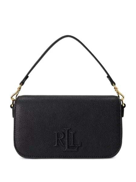 Kabelka Lauren Ralph Lauren s autogramem černá