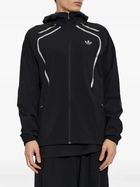 Geacă Adidas alergare negru
