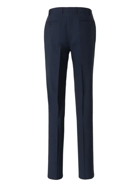 Pantaloni Canali de lână albastru
