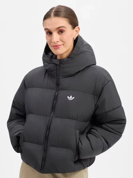 Adidas Originals kurtka pikowana Hooded Padded czarna
