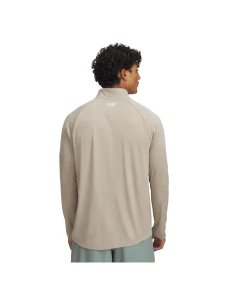Кофта Under Armour Tech Textured Zip city khaki/black чорна