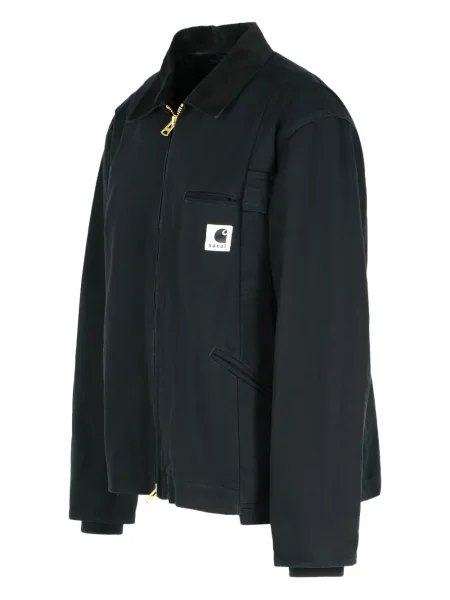 Geacă Sacai de catifea cord negru