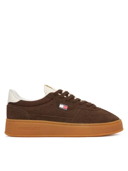 Tommy Hilfiger Superge The Greenwich Edge Max Suede rjava