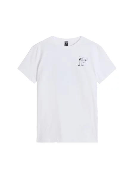 THE NORTH FACE Tricou Opposites Attract gri metalic / negru alb
