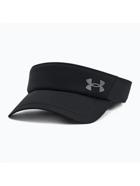 Козирок для бігу Under Armour Launch black/black/reflective чорна