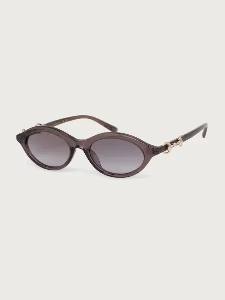 Gucci γυαλιά ηλίου cat-eye γυναικεία καφέ