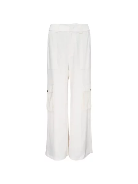 Pantaloni cargo Club21 Collection alb