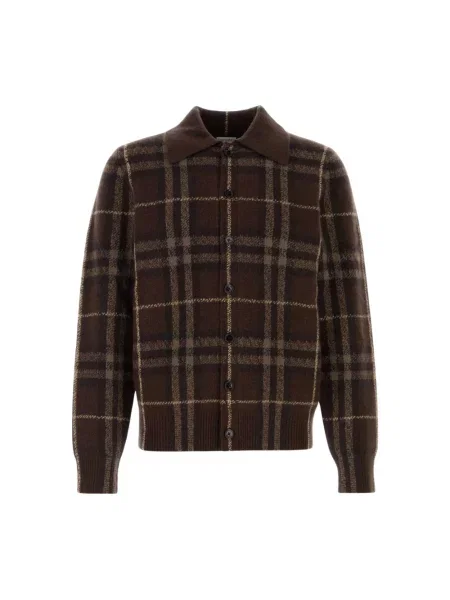Kardigan Burberry brązowy
