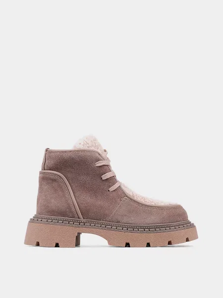 Замшеві Напівчеревики Attizzare сірий