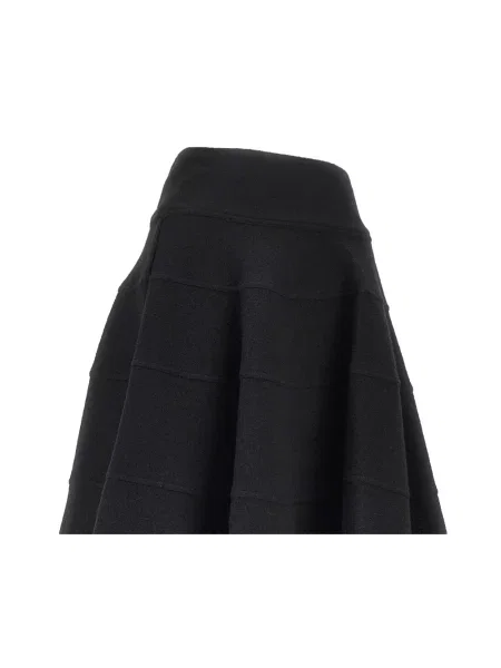 Spódnica Emporio Armani wełniana czarna